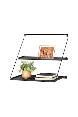 Modern Askılı Yüksek Kalite İkili Raf 32x61x53cm