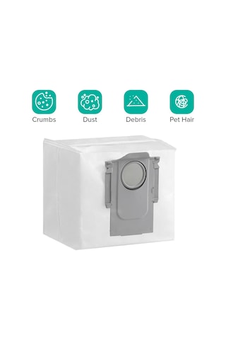 Xiaaokeji Roborock Robot Süpürgeler İçin 6 Adet Süpürge Toz Torbası