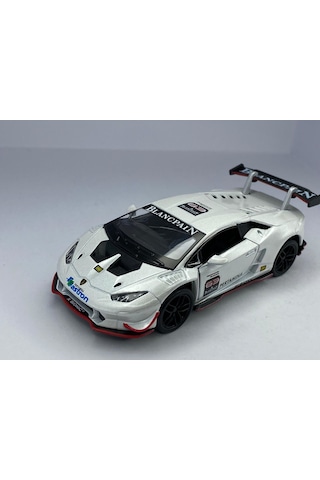 Kinsmart Lamborghini Huracan Lp620-2 Super Trofeo Çek Bırak Beyaz