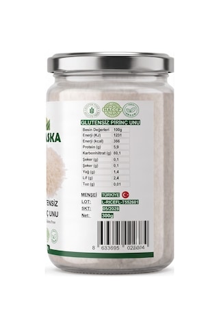 Glutensiz Pirinç Unu 300g Rice Flour