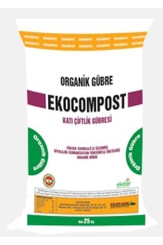 25 KG Ekocompost Katı Çiftlik/Hayvan Gübresi