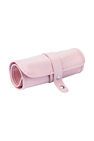 Hobi Market Art Suni Deri Rulo Kalemlik 36 Bölmeli PASTEL PEMBE