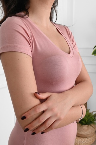 Koza Butik Kadın Yırtmaç Detaylı Elbise 5174-23 001