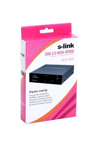 S-Link Slx-35A Usb 3.5Usb 3.0 Port + Kart Okuyucu