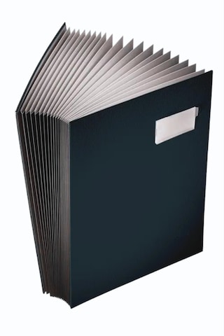 Leitz 5700-95 İmza Dosyası 20 Bölmeli Pp Siyah Evrak Dosyası
