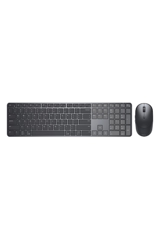 Dell Pro 7 Slim Km726 Kablosuz Q İngilizce Klavye Mouse Set Siyah 580-bdlk Optik