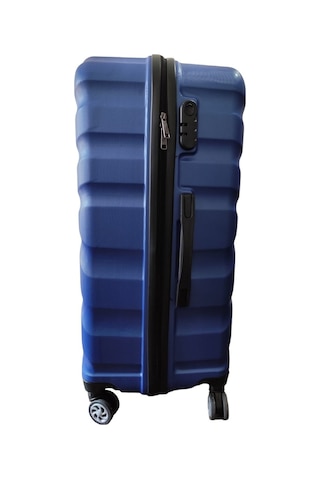 %100 Abs Kullanışlı Darbeye Dayanıklı Bavul&valiz Orta Boy Lacivert