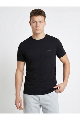 Loft Regular Fit Siyah Erkek T-shirt Lf2042953