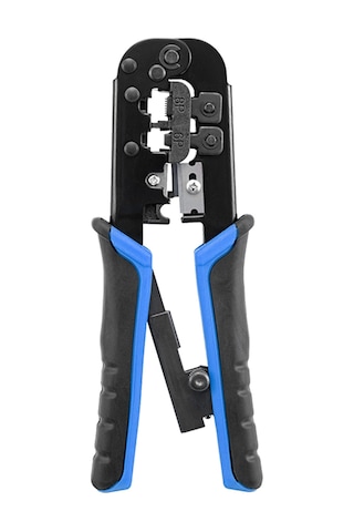 Monyee 7sq-568 Multifonksiyon Telsiz İçin Kablolu Pres, Soğutma Ve Kesme Aleti Siyah+mavi