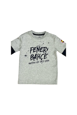 Fenerium Fenerbahçe Lisanslı Mazinde Bir Tarih Yatar Çocuk Sweat Gri