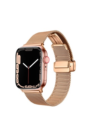Watch 7 41mm Uyumlu Krd-85 Metal Frm Kordon Rose Gold