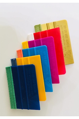 Esnek Çizmeyen Keçeli Ragle Folyo Cam Filmi Sticker Kaplama Aracı 50 Adet