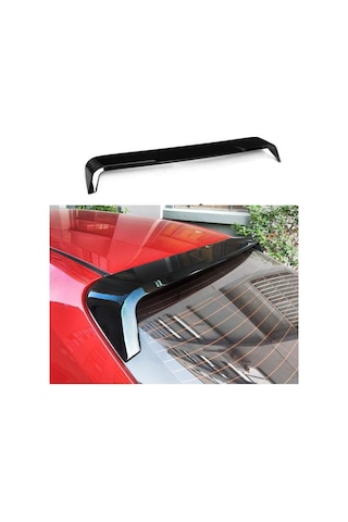 Toyota Corolla Uyumlu 2019 - 2021 Cam Üstü Spoiler - Piyano Black