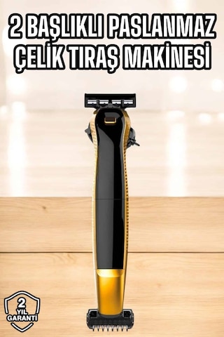 Jilet Başlıklı Tıraş Makine Sinek Kaydı Tıraş Seyahat Tipi Suya Dayanıklı