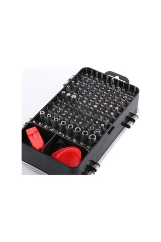 Fastbuy Türkçe 135 Adet Cep Telefonu Açma Aleti, Saat Onarım Seti, Kırmızı-siyah Tornavida Seti Aracılığıyla Telefon Ve Saat