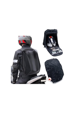 Motosiklet Ve Bisiklet Sırt Çantası Soft Gövde Sert Kabuk Körüklü