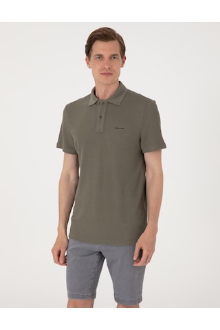 Pierre Cardin Erkek Haki Tişört 50309946-vr027 Haki