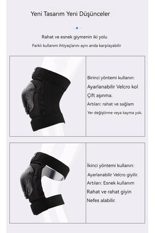 Dinosaurs Motosiklet Için Koruyucu Dizlik - Siyah01 Yeşil