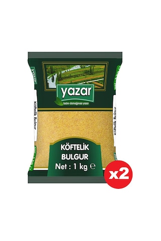 Yazar Köftelik Bulgur 2 x 1 KG