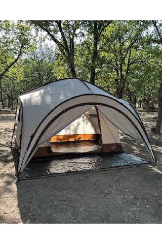 Campout Famıly 6 Kişilik Çadır Krem