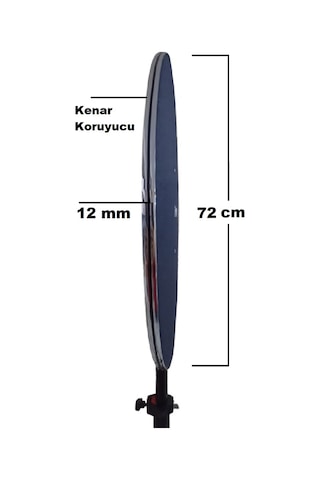 Tripod Ayaklı Dart Arkalık Stand Seti Lacivert Kaplama