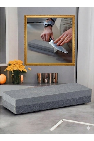 Bıçak, Makas, Kesici Aletler İçin Bileyici Çift Taraflı Bileme Taşı 120-320 Grit Size/15-5-2.5cm