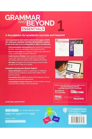 Grammar And Beyond Essentials Level 1 Student's Book With Online Workbook Kapak Değişebilir