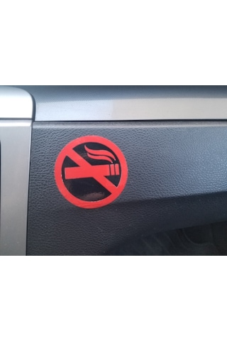 3 Adet Torpido Sigara Yasak Sticker Yapıştırma (110893266)