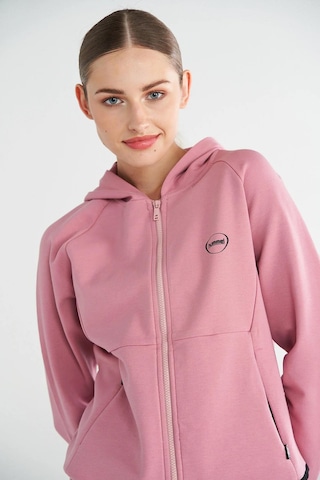 Hummel Tech Zip Hoodie 922436-3325 Pembe Kadın Fermaurlı Hoodie Pembe