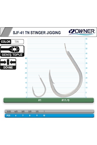 Cultiva 11699 Stinger Jigging Jig İğnesi