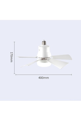 Novahub Uzaktan Kumandalı 3 Renkli E27 Fan Lamba - 30w Dimmable Diğer, Aydınlatmalı Diğer