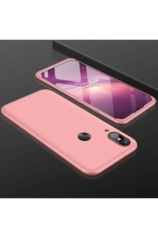 Huawei P20 Lite Kılıf Zore Ays Kapak Rose Gold