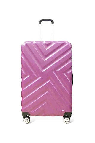Cakgo 031-26 Plastik Büyük Boy Valiz Pembe