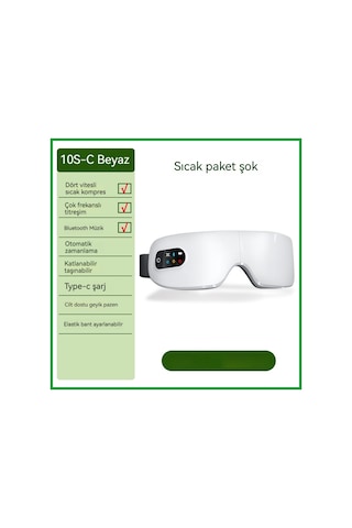 Jian Fan Buharlıgöz Masajı, Atomizyon, Göz Nemlendirici, Sıcak Kompres, Göz Maskesi, Şıllıgöz Göz Masajı, Çocuk Göz Gözü Kusarj Beyaz