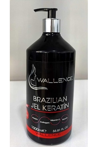 Wallence Dalgalı Saçlar Için Süper Brazılıan Jel Keratin 1 L