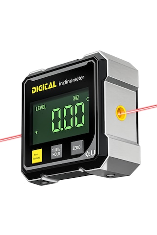 Loyka 5521 Dijital Eğim Ölçer Mıknatıslı Çift Çizgi Lazerli