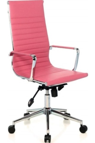 Aykanoffice Aykan Ofis Riva Pembe Yönetici Koltuğu