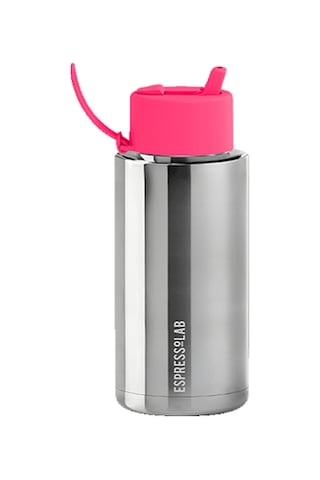 Frank Green Neon Pembe Pipetli Çelik Termos 1L No:121