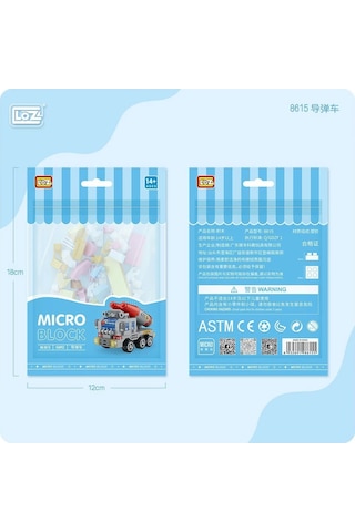 Lz8615 Loz Araba Blok Seti Mini Poşet 150 Parça - Life