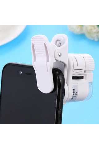 Dailytech 60x Mini Taşınabilir Cep Telefonuna Uyumlu Büyüteç Mikroskop