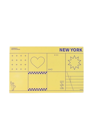 Pansy Daisy Paperways City Deskpad Masaüstü Planlayıcı - New York Sarı