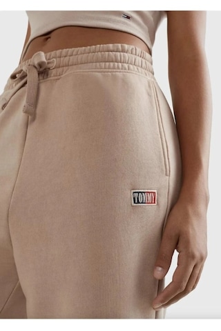 Tommy Hilfiger Jogger Pamuklu Rahat Kesim Eşofman Altı Dw0dw14995-trh Pudra