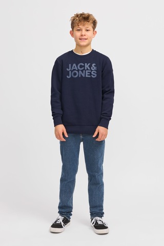 Jack & Jones Jjecorp Logo Crew Lacivert Erkek Çocuk Sweatshirt 000000000102257553 Lacivert