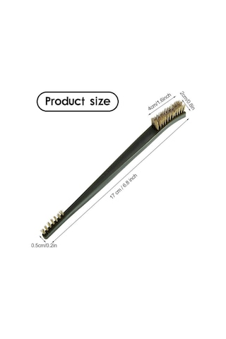 Tel Fırça Seti, Çelik Naylon Pirinç Temizleme Fırçası, Saplı Küçük Tel Fırça