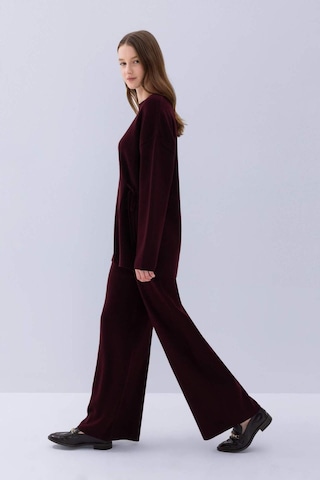 DeFacto Triko Pantolon Regular Fit Beli Lastikli Cepli Düz Basic Düz Paça D7511AX24WNBR171