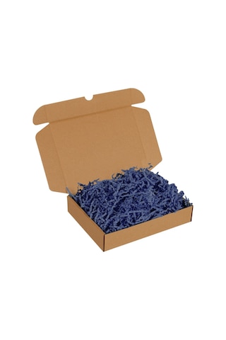 Lacıvert Kırpık Kağıt Zigzag Kağıt - 50 Gr