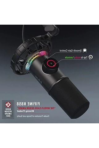 Rgb Dinamik Usb Mikrofon, Oyun Ve Podcast İçin İdeal
