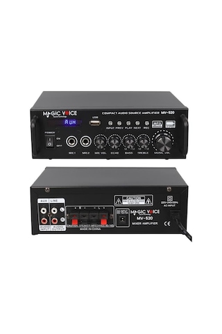 Magicvoice Mv-520 Dijital Karaoke Mikser Amfi