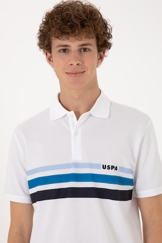 U.S. Polo Assn. Erkek Regular Fit Polo Yaka Beyaz Tişört 50306811-VR013