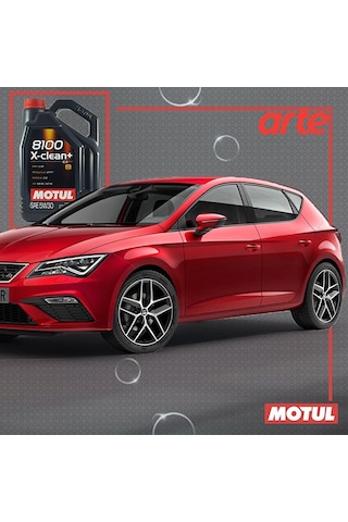 Motul 8100 X-Clean+ 5W-30 Sentetik Motor Yağı 5 L